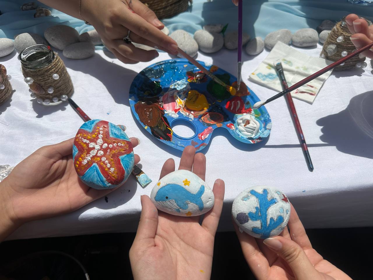Atelier peinture sur galets — MediSummer